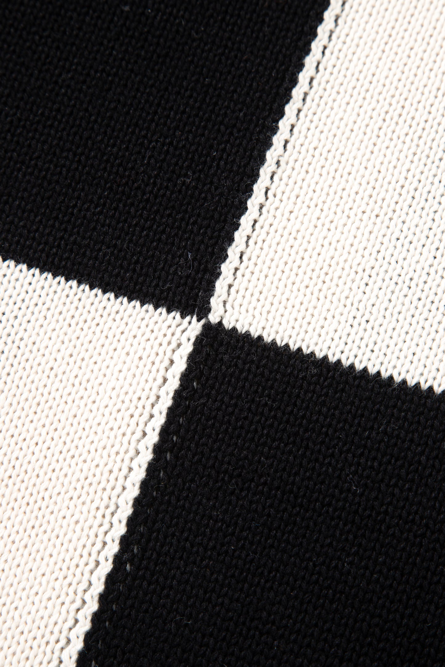 Black Checkered Bubble Sleeve Drop Shoulder Open Cardigan