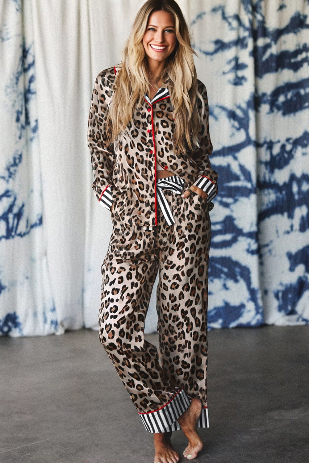 Wild for You Two- Piece Pajama Set