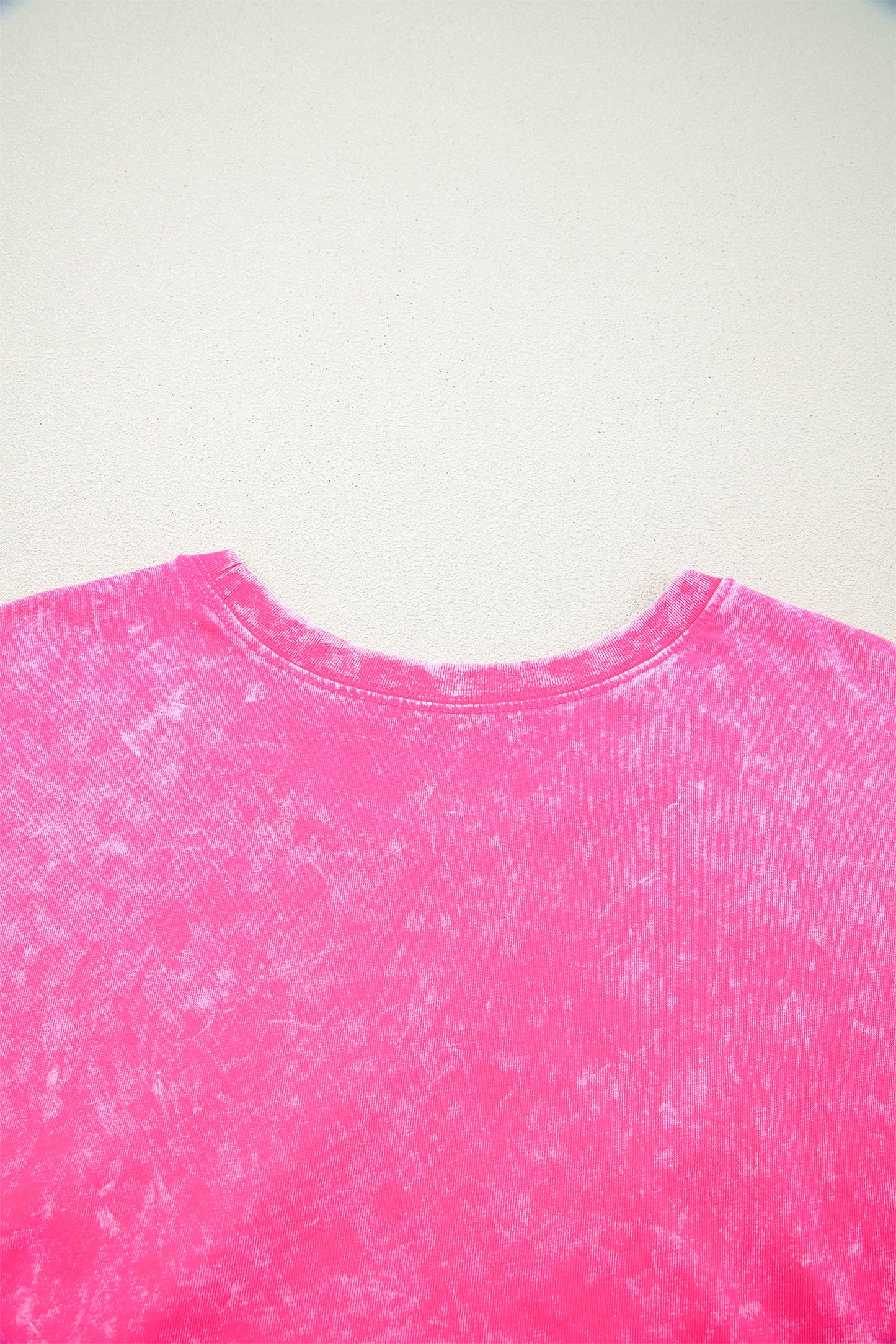 Rose Red Mineral Wash Cotton Short Set