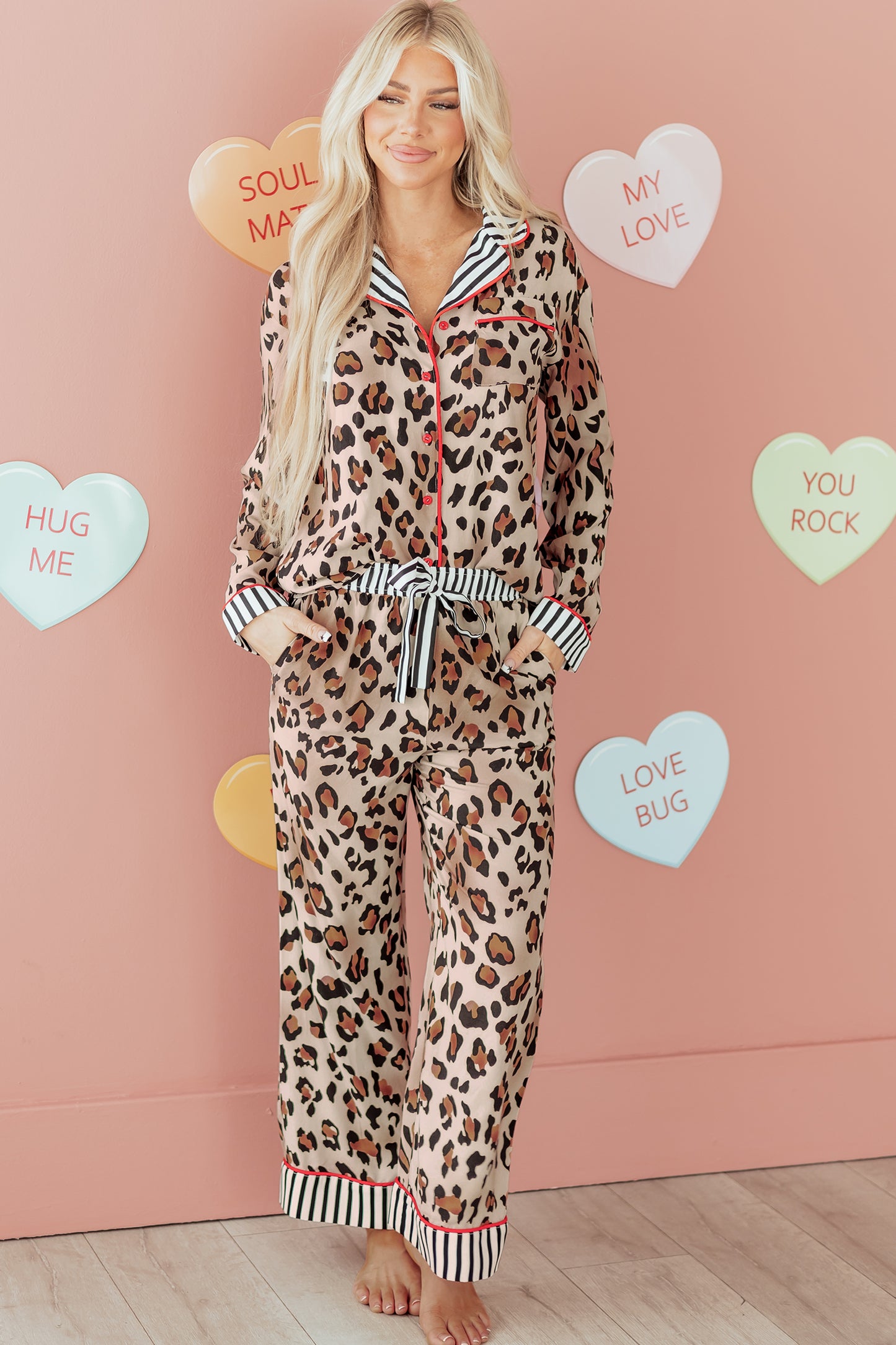 Wild for You Two- Piece Pajama Set