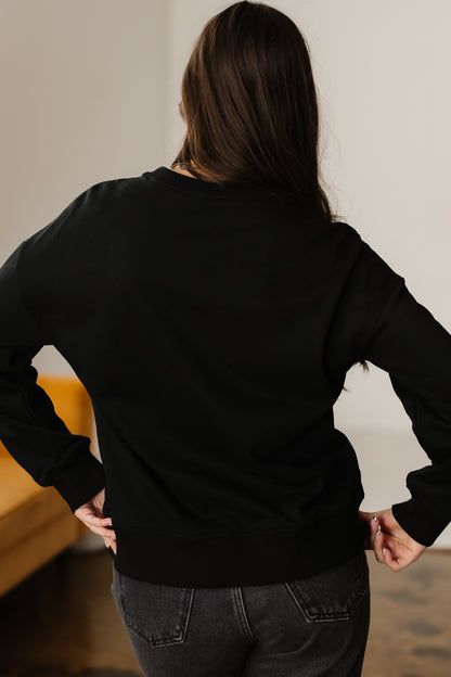 Chic on Game Day embroidered Sweater