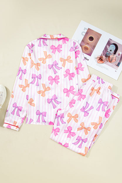 Bow-ti-ful Fun Two Piece Pajama Set
