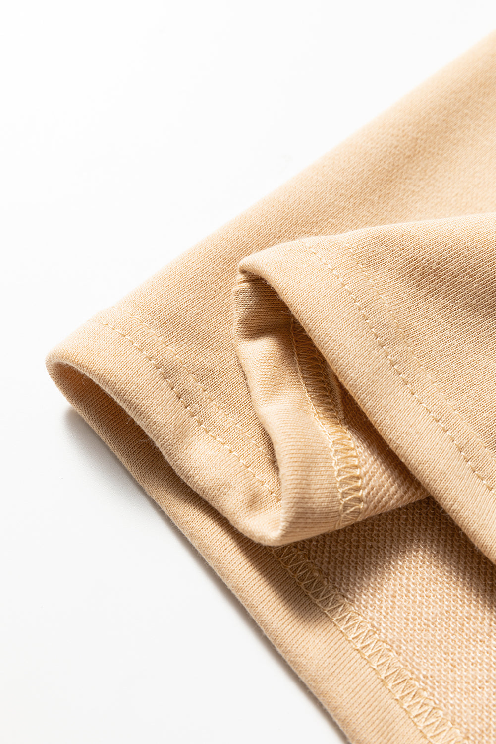 Khaki Exposed Seam Floral Mixed Patchwork Relaxed Plus Size Top