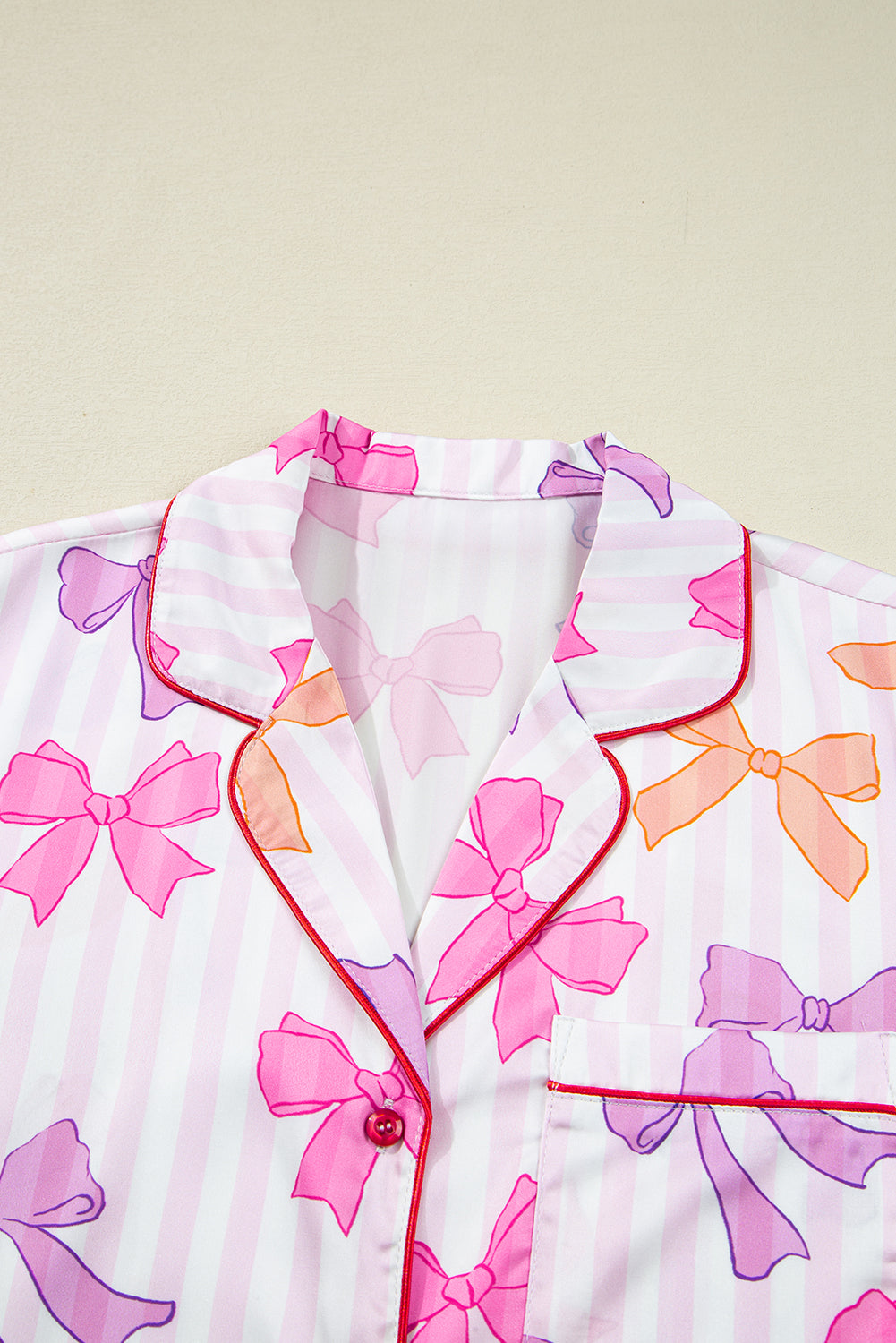 Bow-ti-ful Fun Two Piece Pajama Set