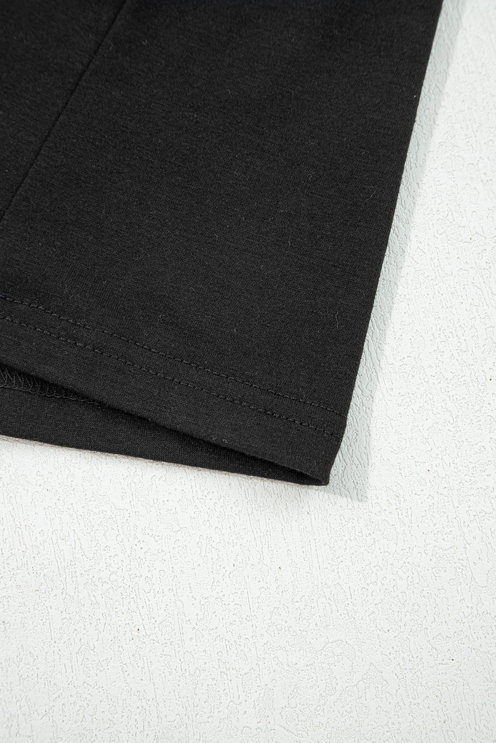 Black Contrast Trim Hooded Lounge Cardigan and Pants Set