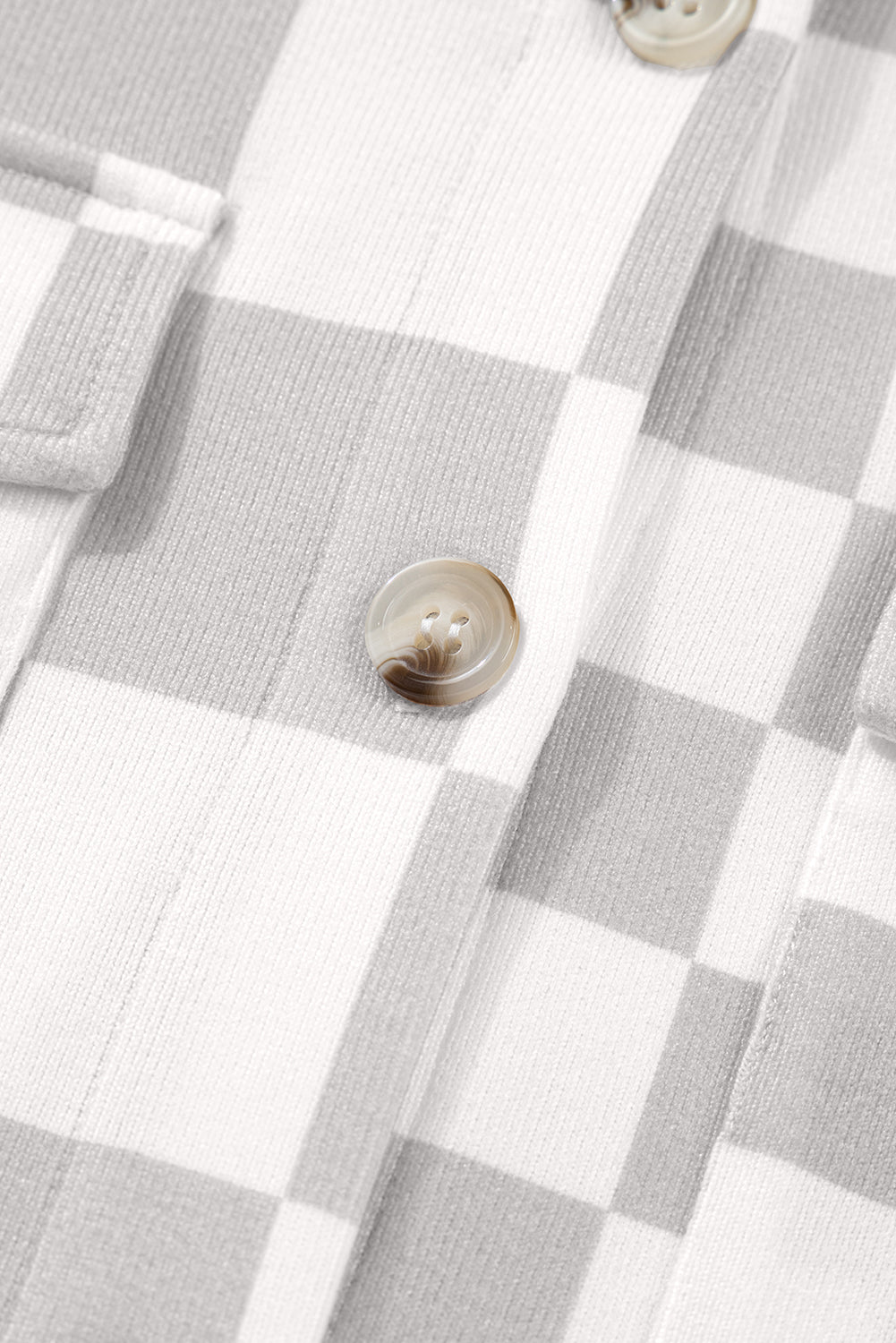 Khaki Checkered Buttoned Down Casual Western Jacket