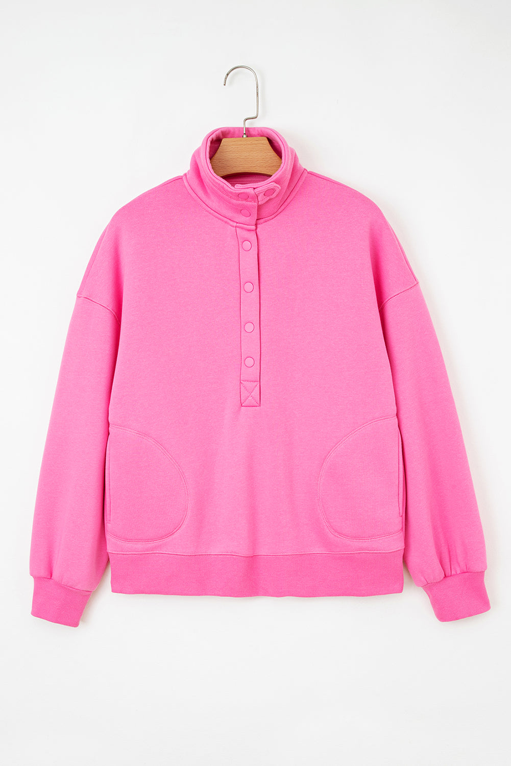 Brighter Days Quarter Button Sweatshirt