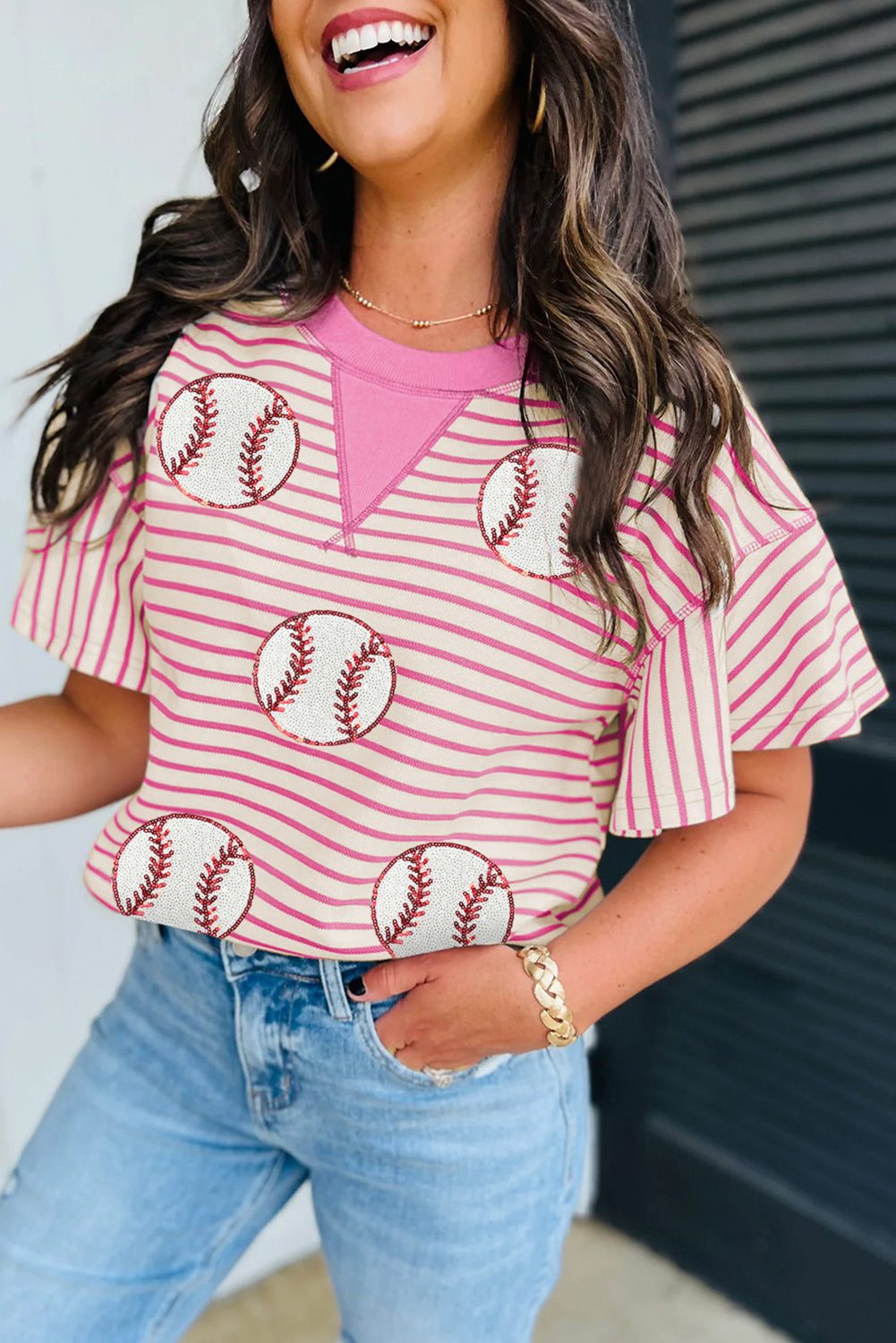 Pretty in Baseball Top
