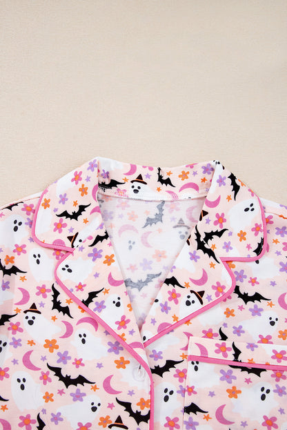 Bats for You Retro Two Piece Pajama Set