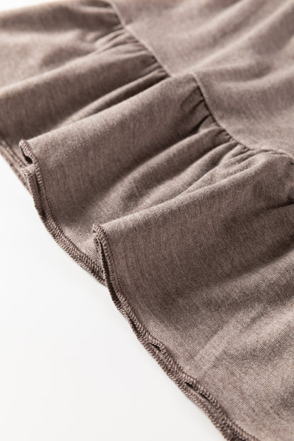 DUNE Ruffled Wide Leg Pull On High Waist Pants with Pockets