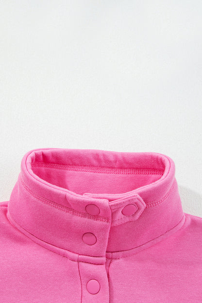 Brighter Days Quarter Button Sweatshirt