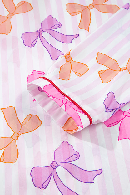 Bow-ti-ful Fun Two Piece Pajama Set