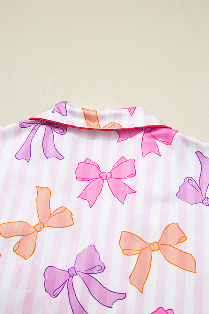 Bow-ti-ful Fun Two Piece Pajama Set