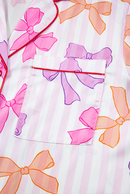 Bow-ti-ful Fun Two Piece Pajama Set