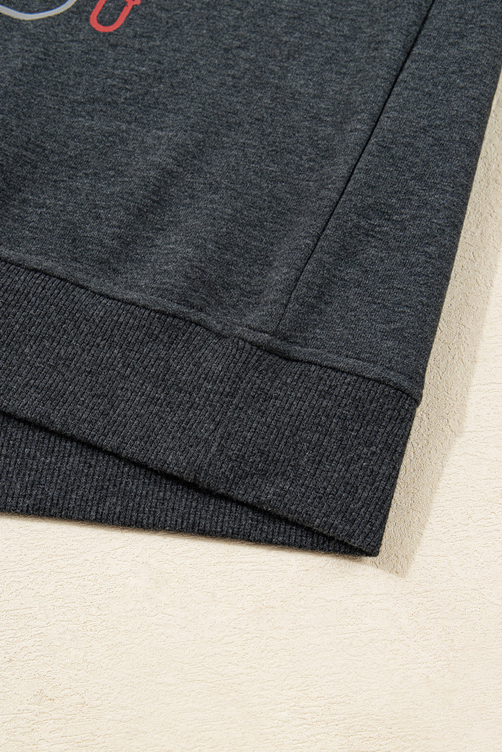 Carbon Grey Cowboy Queen Card Drop Shoulder Graphic Sweatshirt