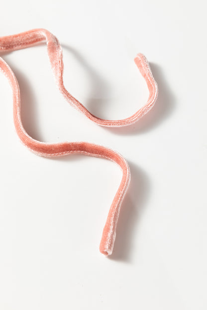 Peach Blossom Velvet Zip-up Hoodie and Wide Leg Pants Set