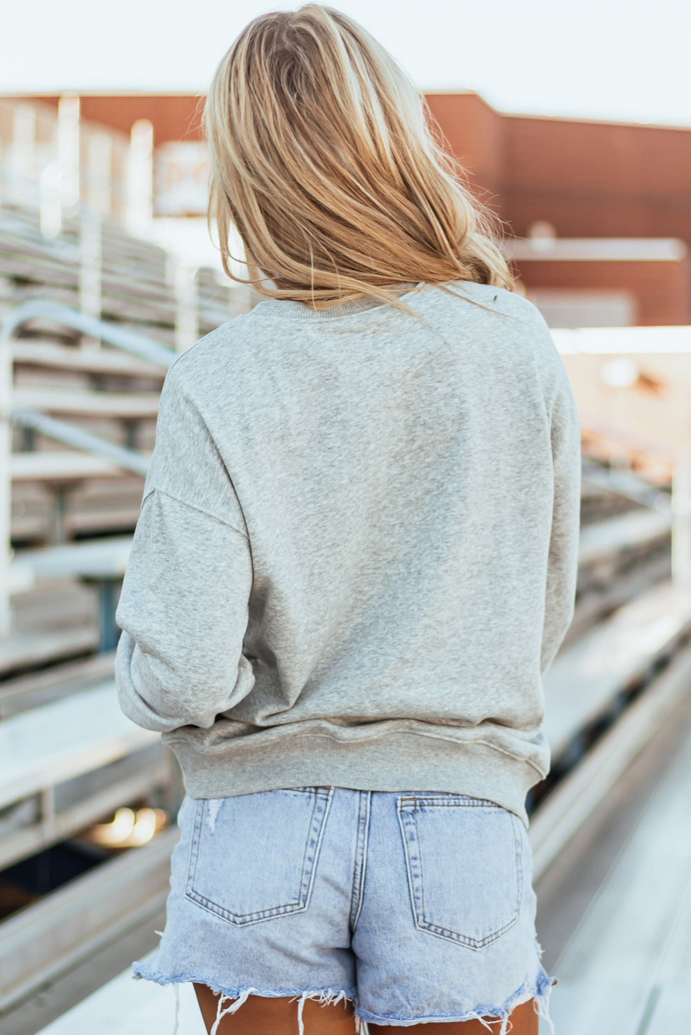 Sparkling Innings sequin sweatshirt