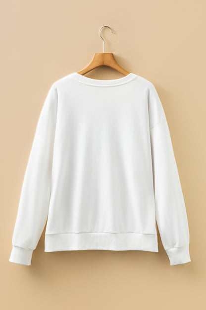 White Plaid MERRY Christmas Vacation Sweatshirt