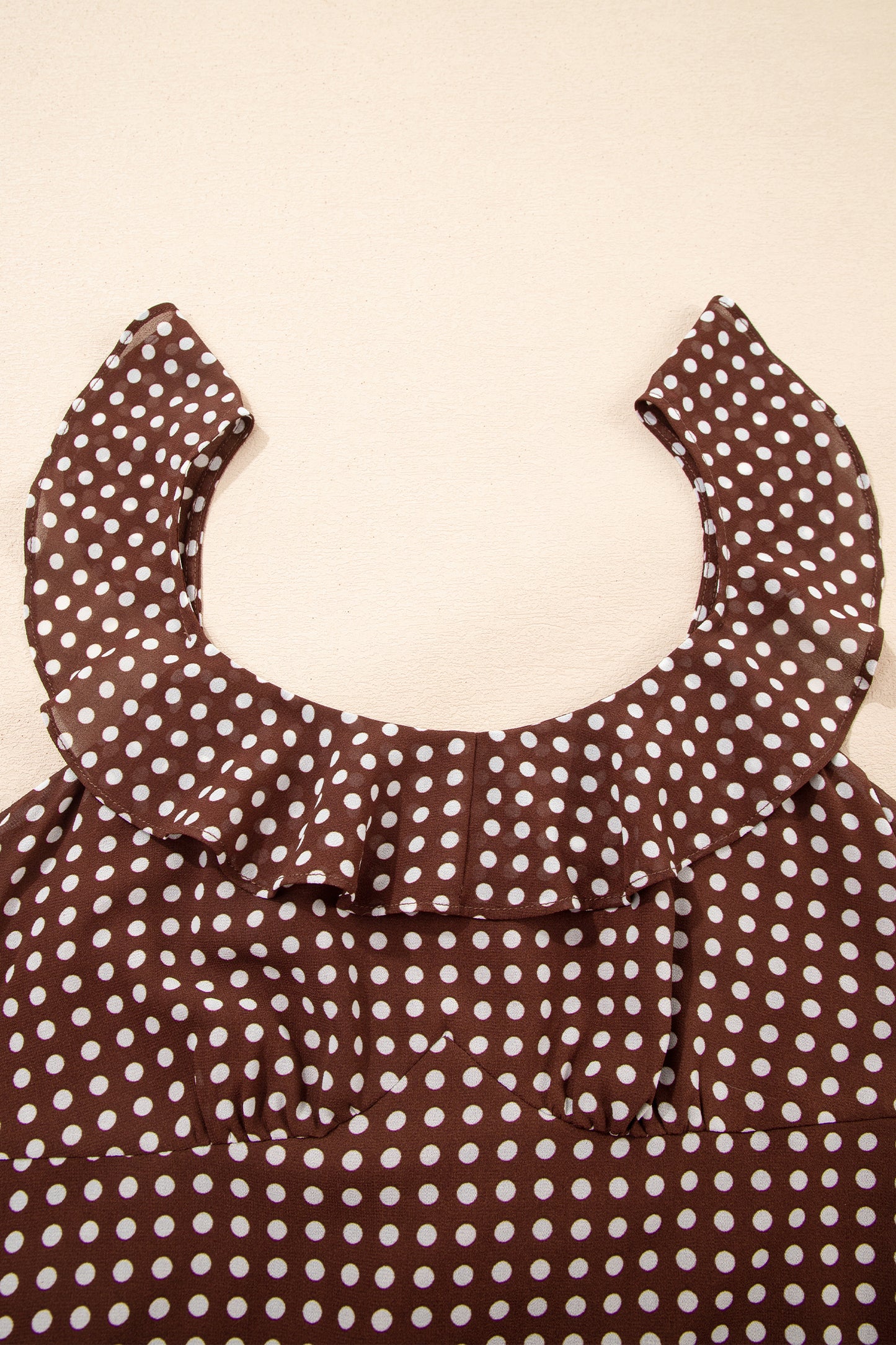 Polka cutie Backless Ruffled Tiered Maxi Dress